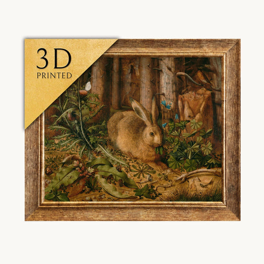 Hans Hofmann: A Hare in the Forest - 3D Textured Print