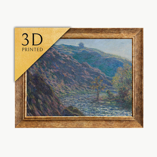 Claude Monet - The Petite Creuse River: 3D Texture Art Print