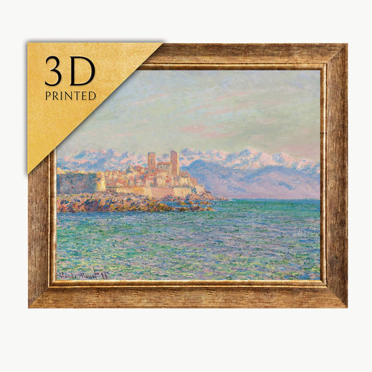 Claude Monet - Antibes, Le Fort: 3D Textured Art Print