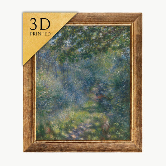Renoir "Path in the Forest" 3D Printed Textured Art
