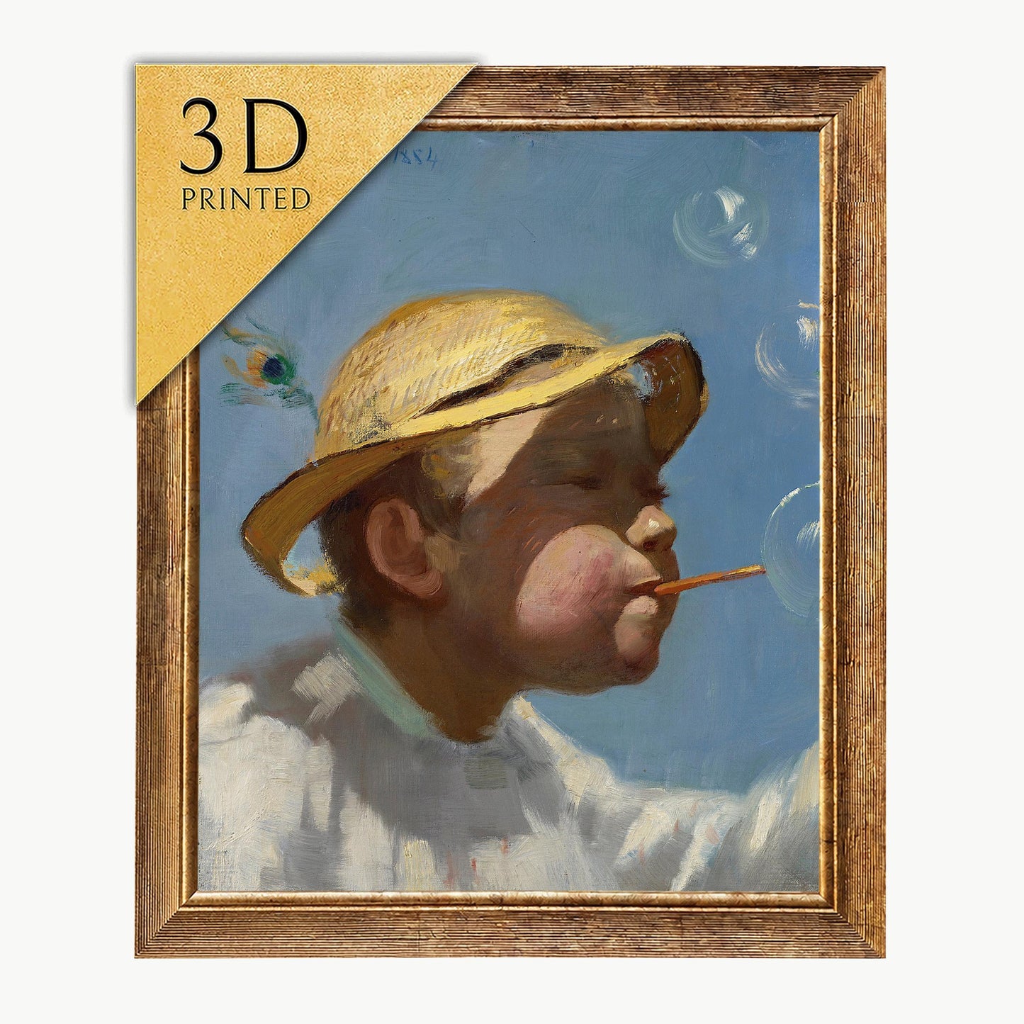 The Bubble Boy by Paul Peel: 3D Textured Art Print