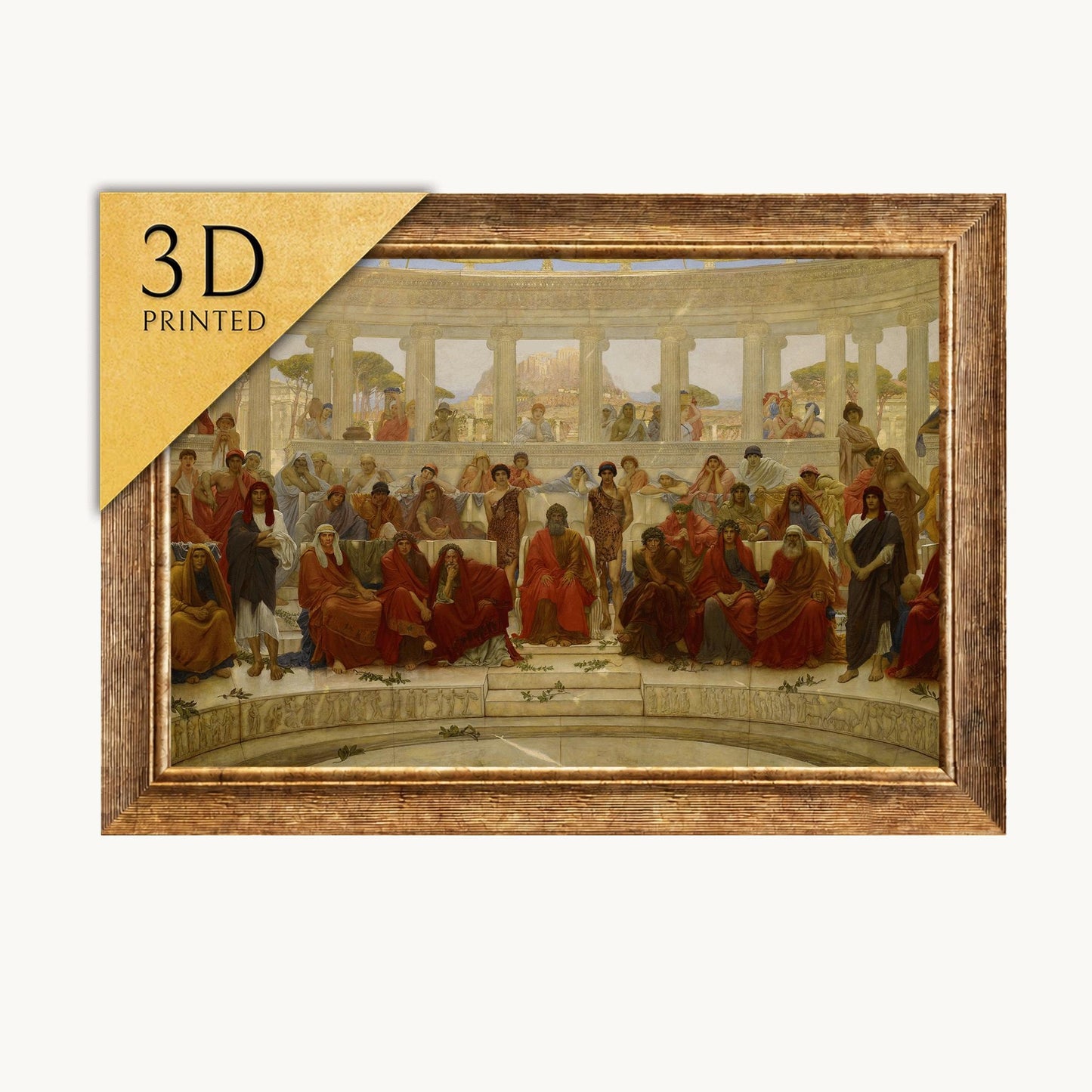 Aeschylus' Audience in Athens by Richmond: 3D Textured Print