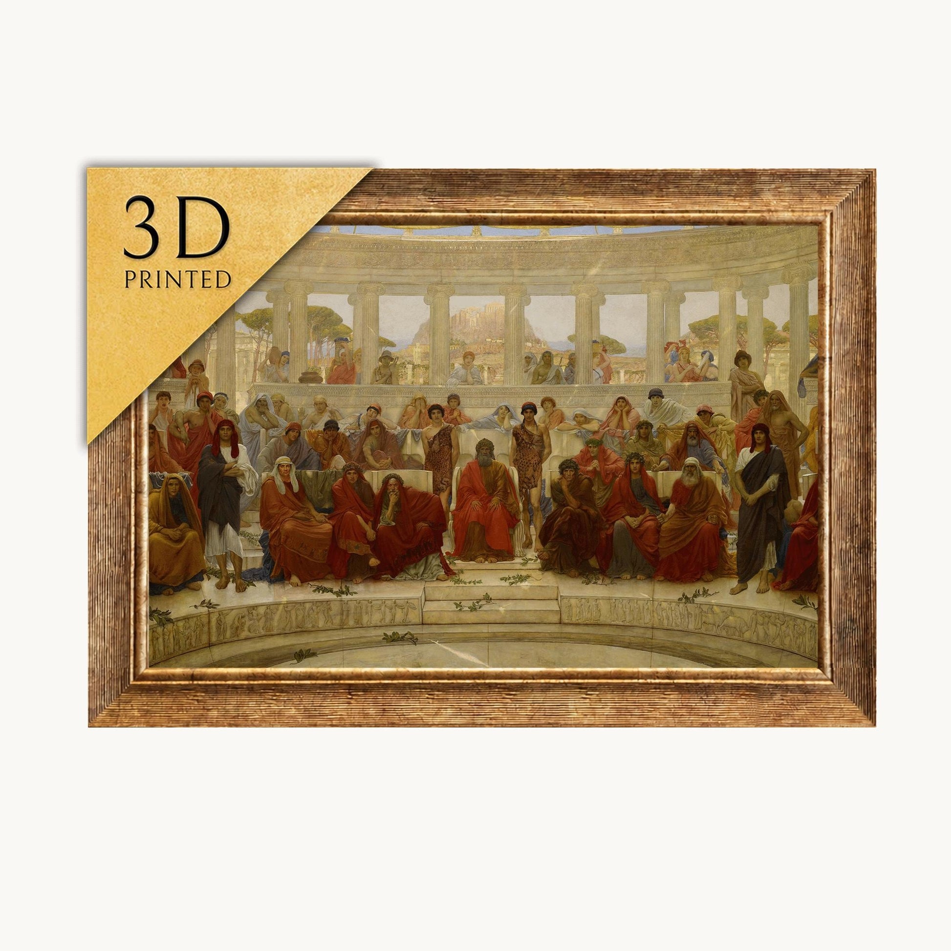 Aeschylus' Audience in Athens by Richmond: 3D Textured Print