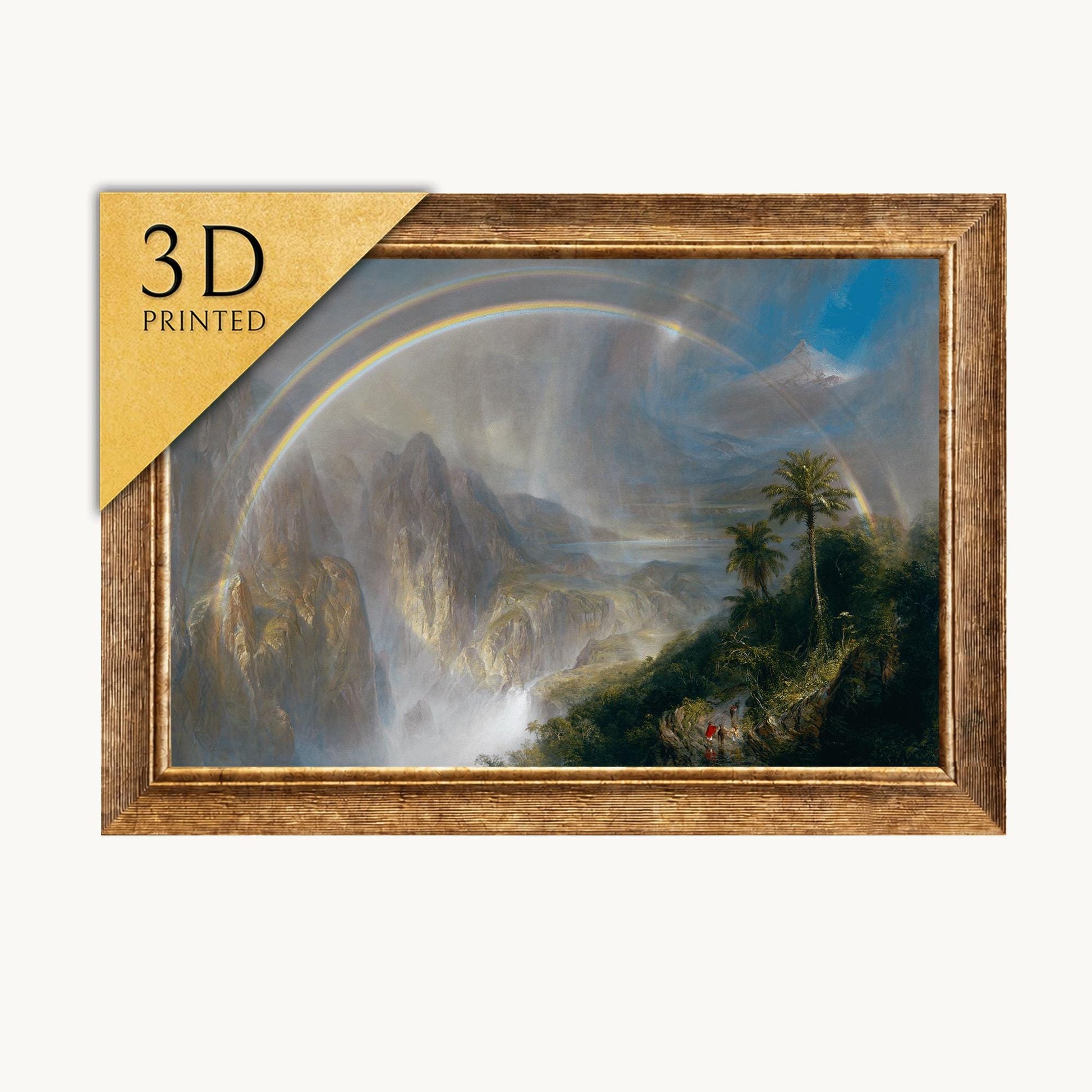 Frederic Edwin Church - Rainy Season in the Tropics - 3D Printed Texture