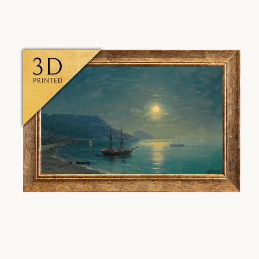 Aivazovsky 'Evening in Crimea' 3D Textured Print