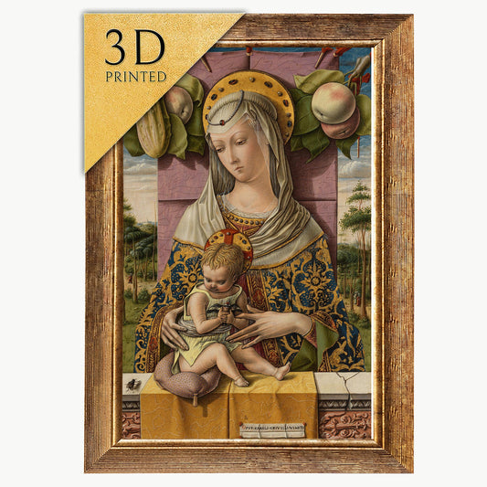 Madonna and Child 3D Print by Carlo Crivelli