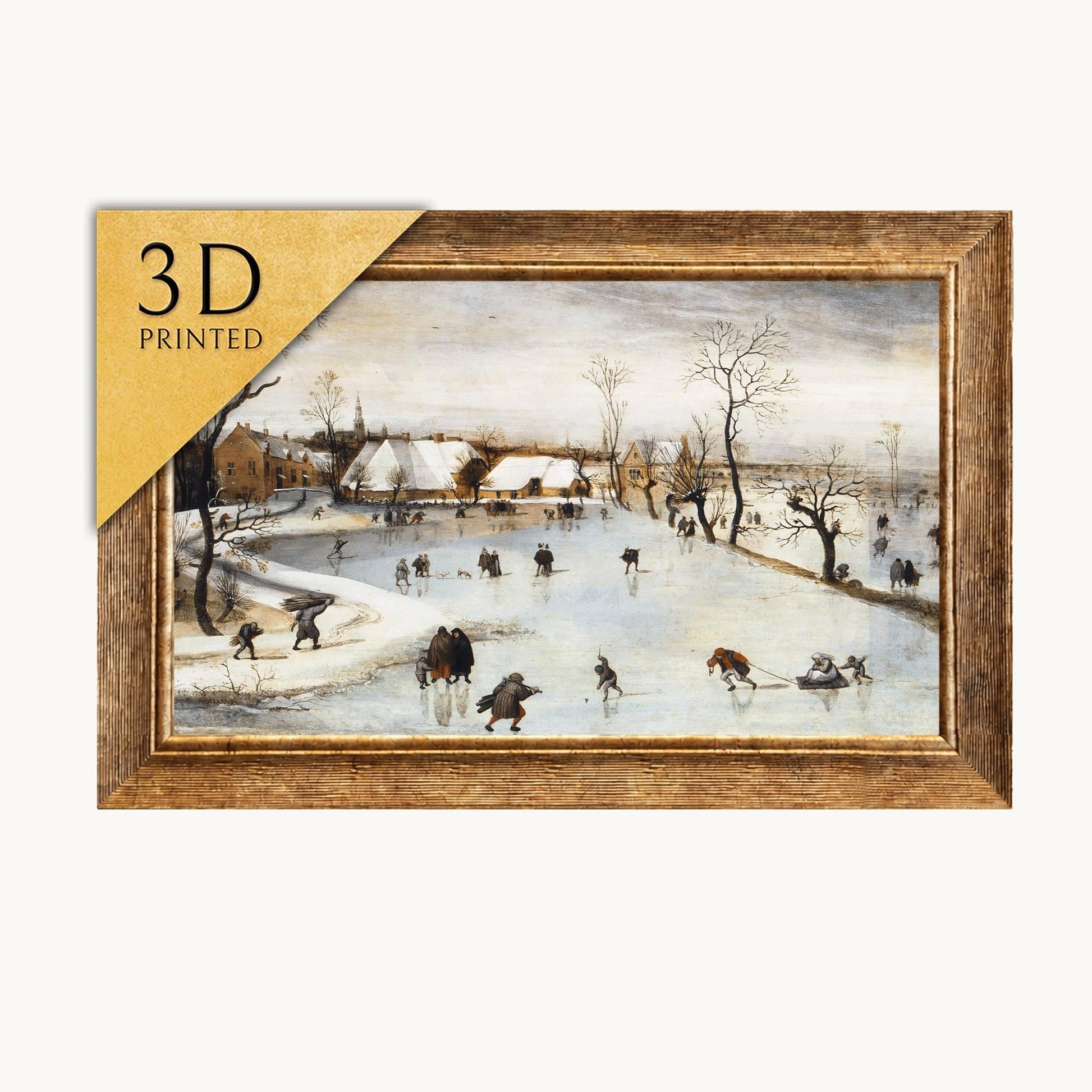 Jacob Grimmer's Winter: 3D Textured Print