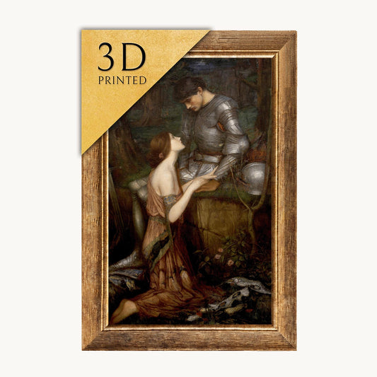 Lamia by John Waterhouse: 3D Textured Art Print
