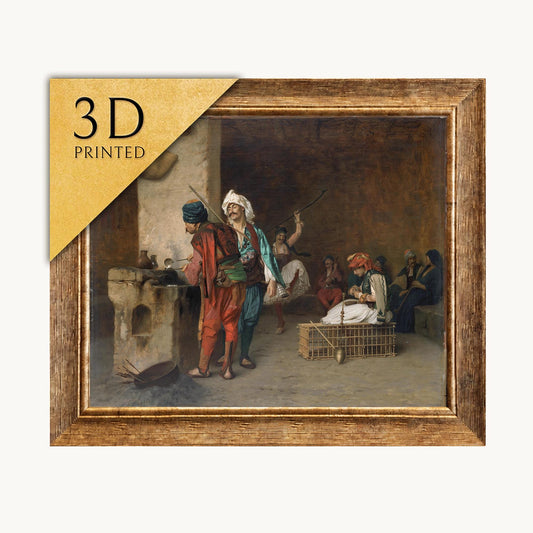 Jean-Léon Gérôme: Cafe House, Cairo - 3D Printed Art