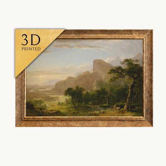 Asher Brown Durand Landscape Art: 3D Textured Print