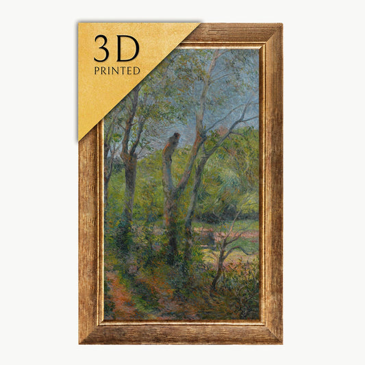 Les Saules by Paul Gauguin: 3D Textured Art Print