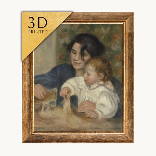 Renoir 'Gabrielle and Jean' 3D Printed Textured Oil Painting Replica