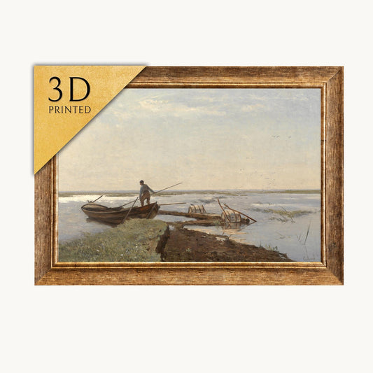 Paul Gabriel Polder Landscape: 3D Textured Art Print