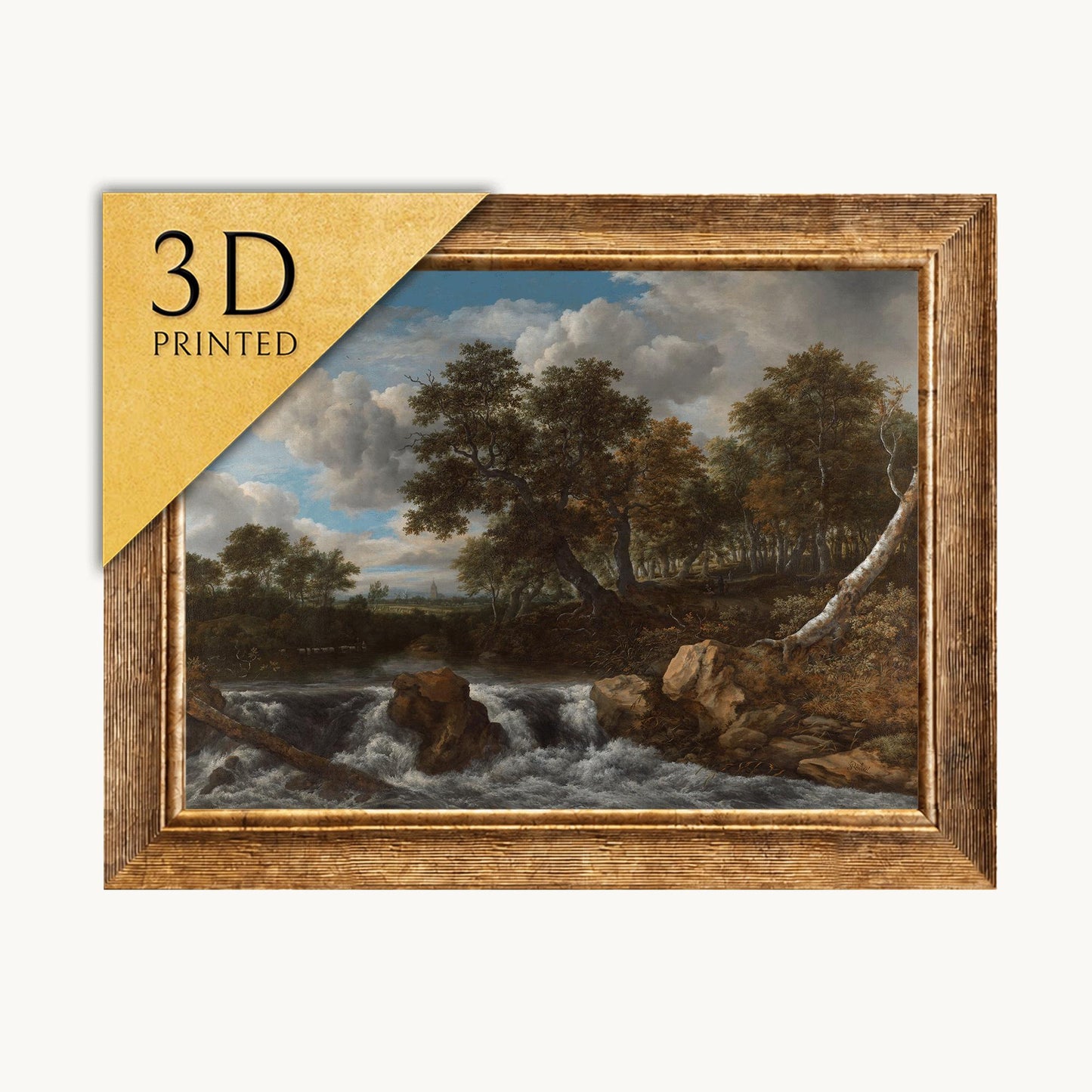 3D Printed Waterfall Landscape: Jacob van Ruisdael, Essex