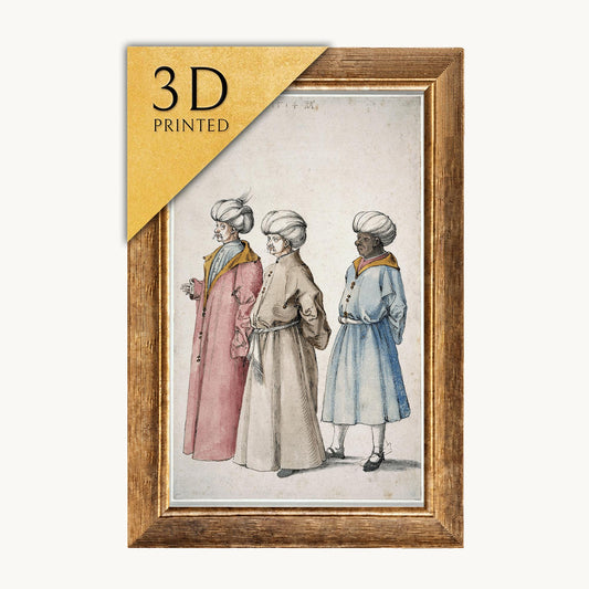 Albrecht Dürer Print: Tree Orientalist, Textured 3D Art