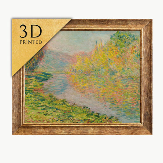 Monet "Autumn In Jeufosse" 3D Textured Print