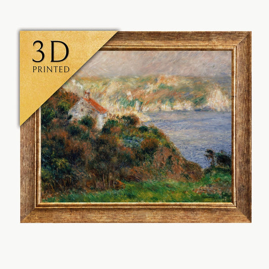 Renoir Fog on Guernsey 3D Print: Textured Impressionist Art