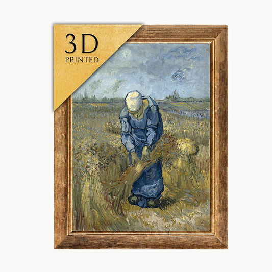 Van Gogh Peasant Woman 3D Print: Textured Oil Painting Reproduction