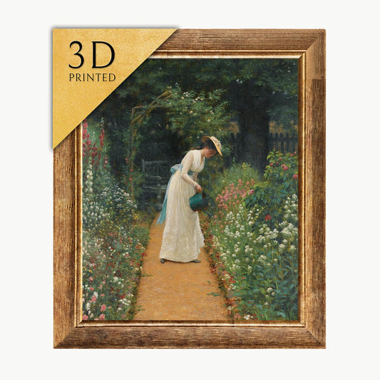 Edmund Blair 'My Lady's Garden' 3D Printed Textured Oil Painting