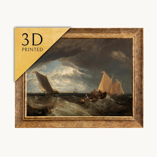Turner 'Junction of the Thames' 3D Textured Print