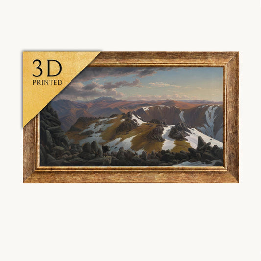 Eugene von Guerard 'North East View' 3D Textured Print