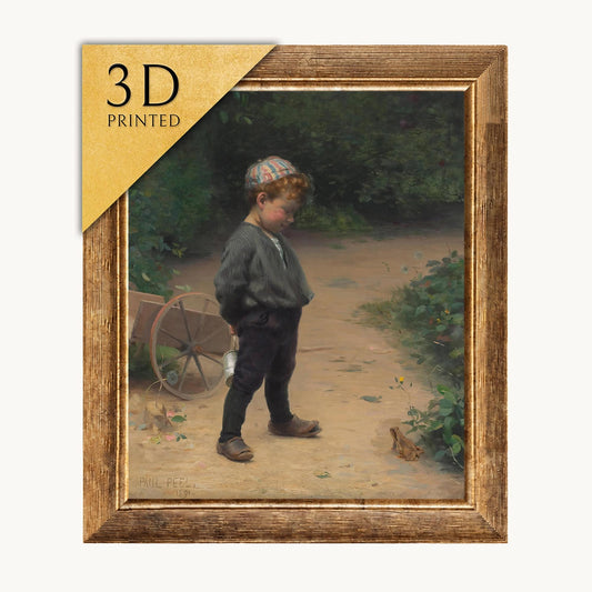 Paul Peel's "The Young Biologist" 3D Textured Print