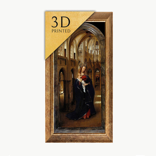 Jan van Eyck Madonna in the Church: 3D Textured Art Print