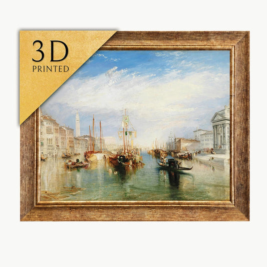 Turner Venice Print: 3D Textured Oil Painting Reproduction