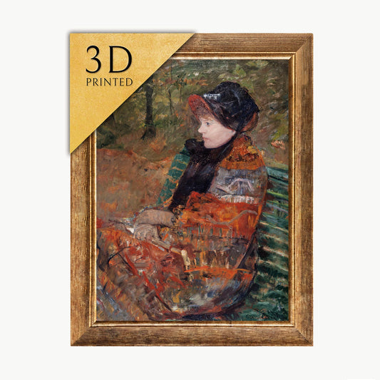 Mary Cassatt Print: Automne, Portrait de Lydia Cassatt, 3D Textured Reproduction