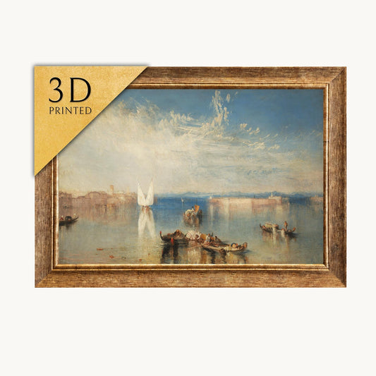 Turner's Venice Print: The Campo Santo, 3D Textured Reproduction