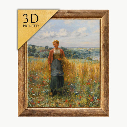 Jeannine Gleaning 3D Print by Daniel Ridgway Knight