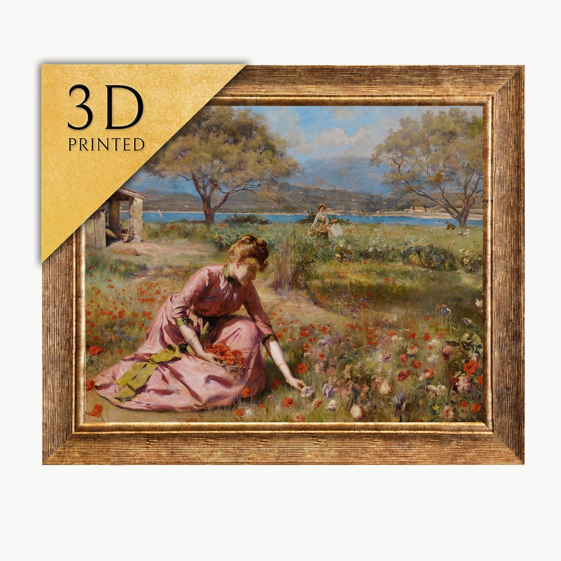 Julius Leblanc Stewart 'The First Spring' 3D Textured Print