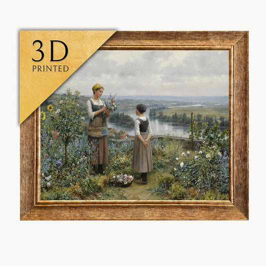Daniel Knight: Picking Flowers 3D Textured Print