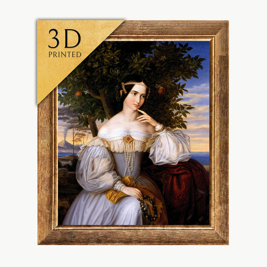 Moritz Daniel Marriage Portrait: 3D Textured Print, High Realism