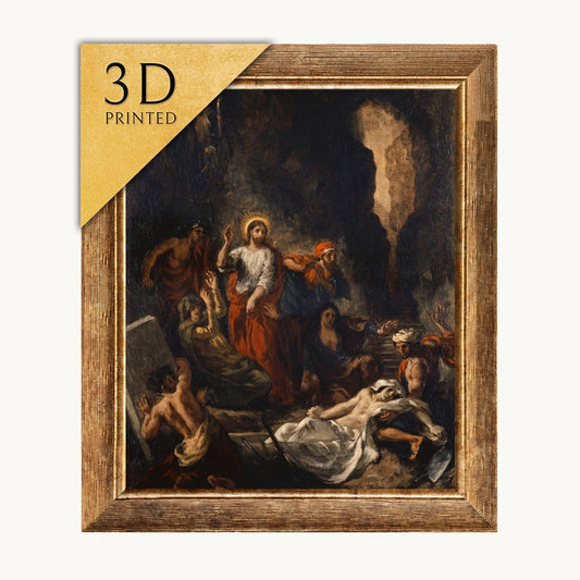 Eugène Delacroix: Raising Of Lazarus 3D Textured Print