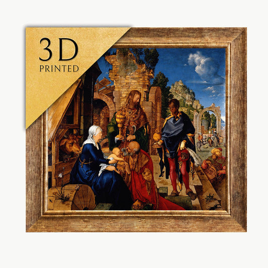 Adoration of the Magi Print: Albrecht Dürer, 3D Textured Art
