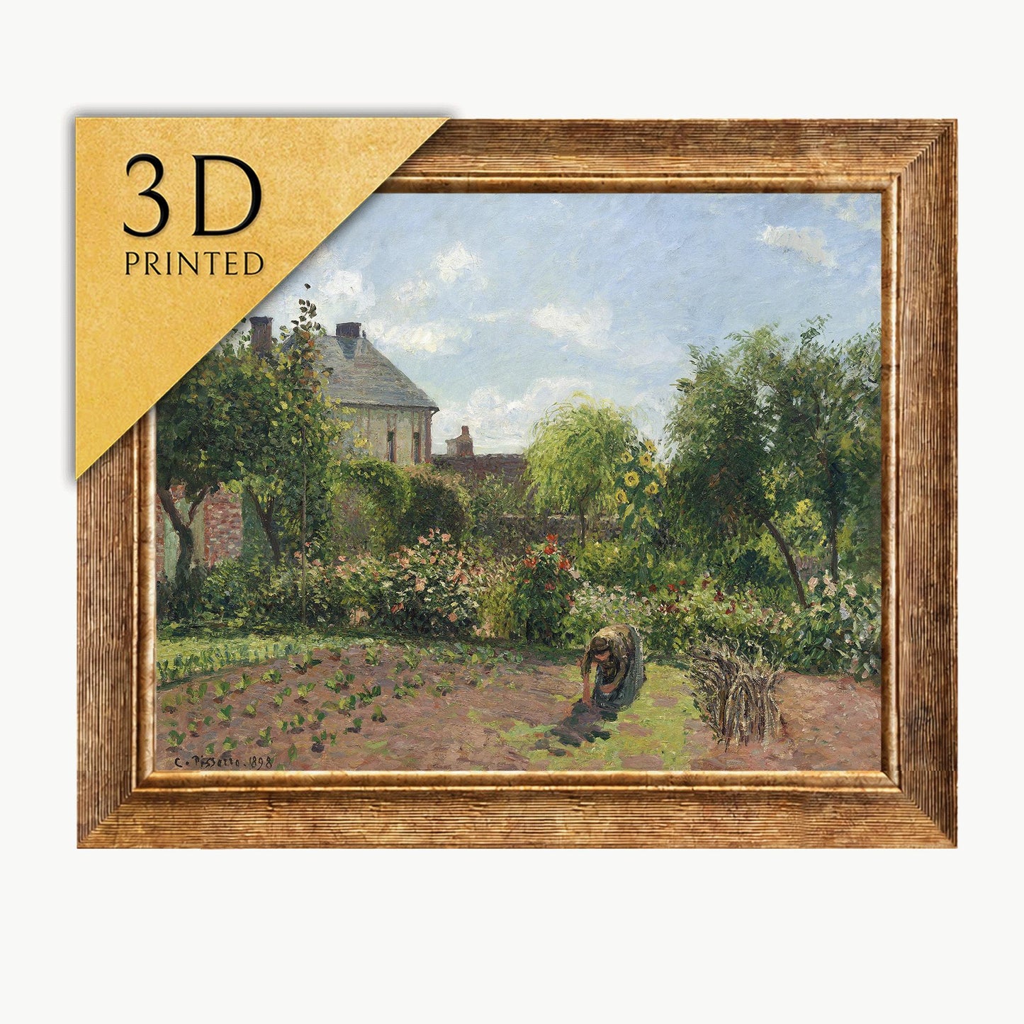 Pissarro 3D Print: The Artist’s Garden at Eragny