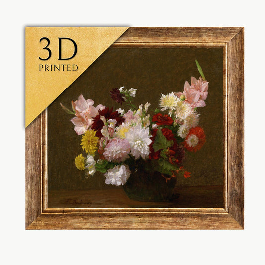 Victoria Dubourg Flowers Print: 3D Textured Oil Painting Reproduction