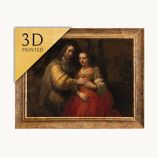 Rembrandt - Isaac and Rebecca 3D Textured Print