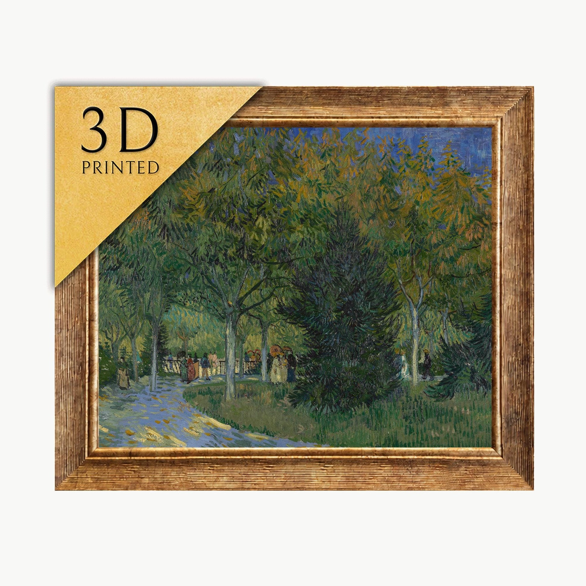 Van Gogh 'Path in the Park' 3D Textured Print