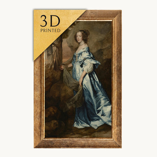 Lady Anne Carey Portrait: Anthony van Dyck 3D Print on Canvas