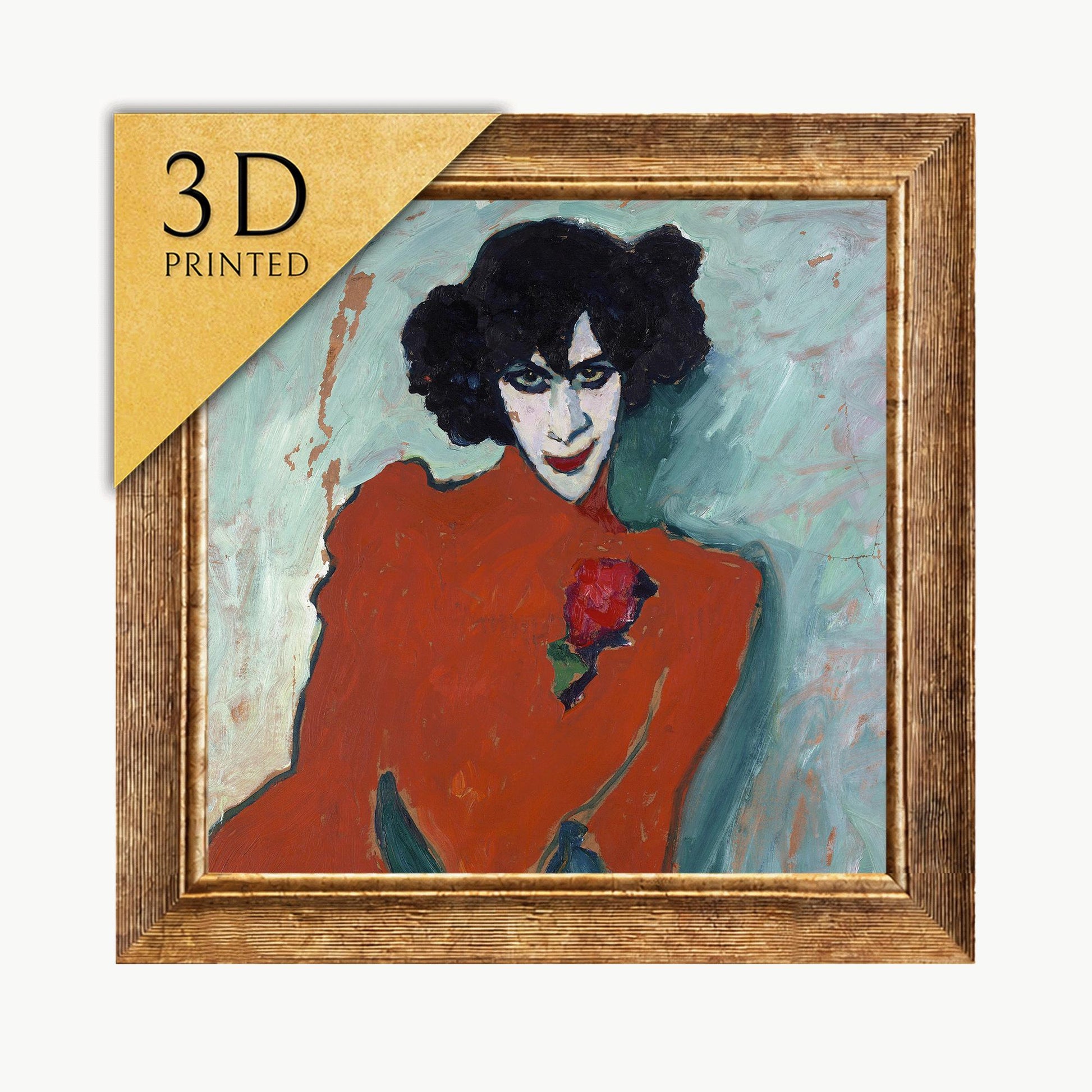 Alexej von Jawlensky Dancer Portrait: 3D Textured Print