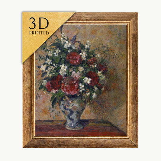 Camille Pissarro Still Life: Mock Orange 3D Textured Print