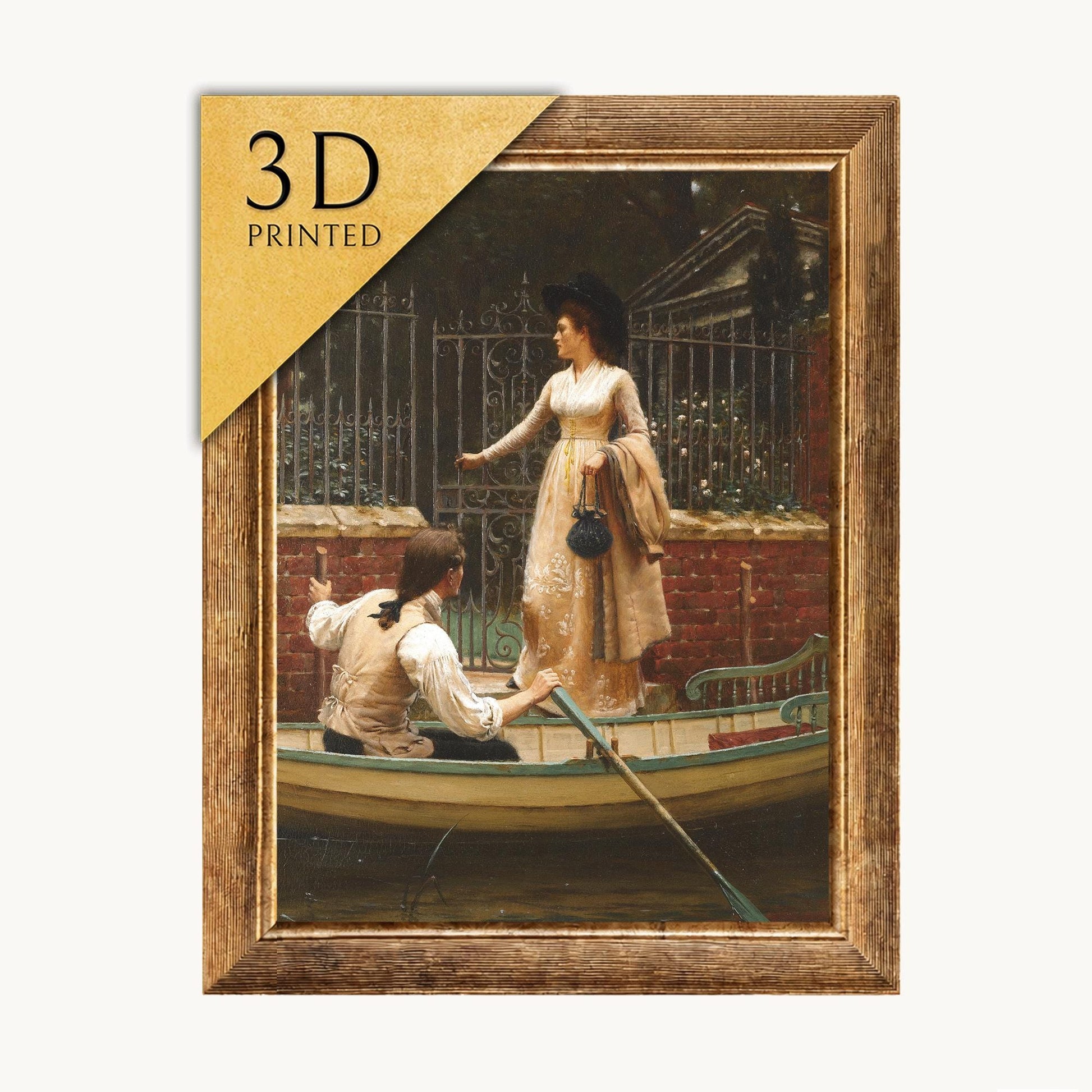The Elopement by Edmund Blair: 3D Textured Art Print