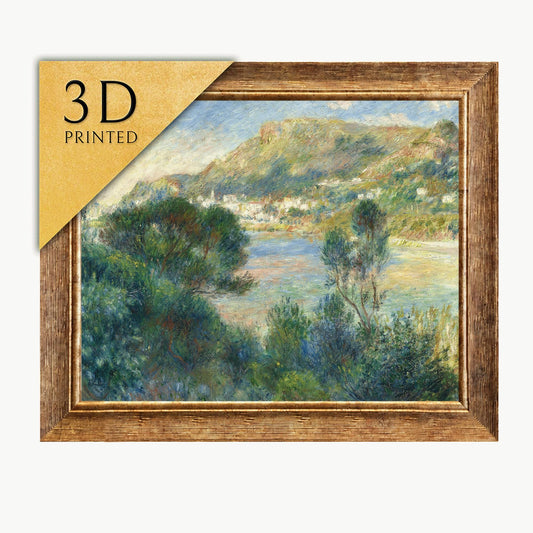 Pierre Renoir: View of Monte Carlo, 3D Printed Oil Painting Replica