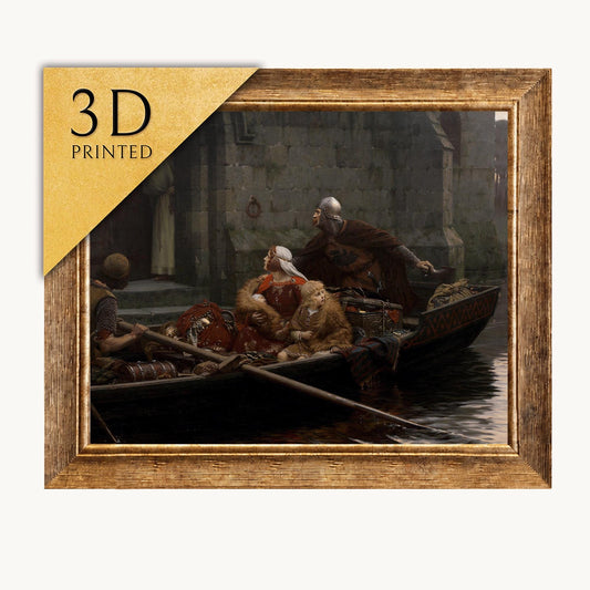 Edmund Blair 'In Time Of Peril' 3D Printed Oil Painting Replica