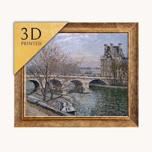 Camille Pissarro - Pavillon de Flore 3D Textured Print