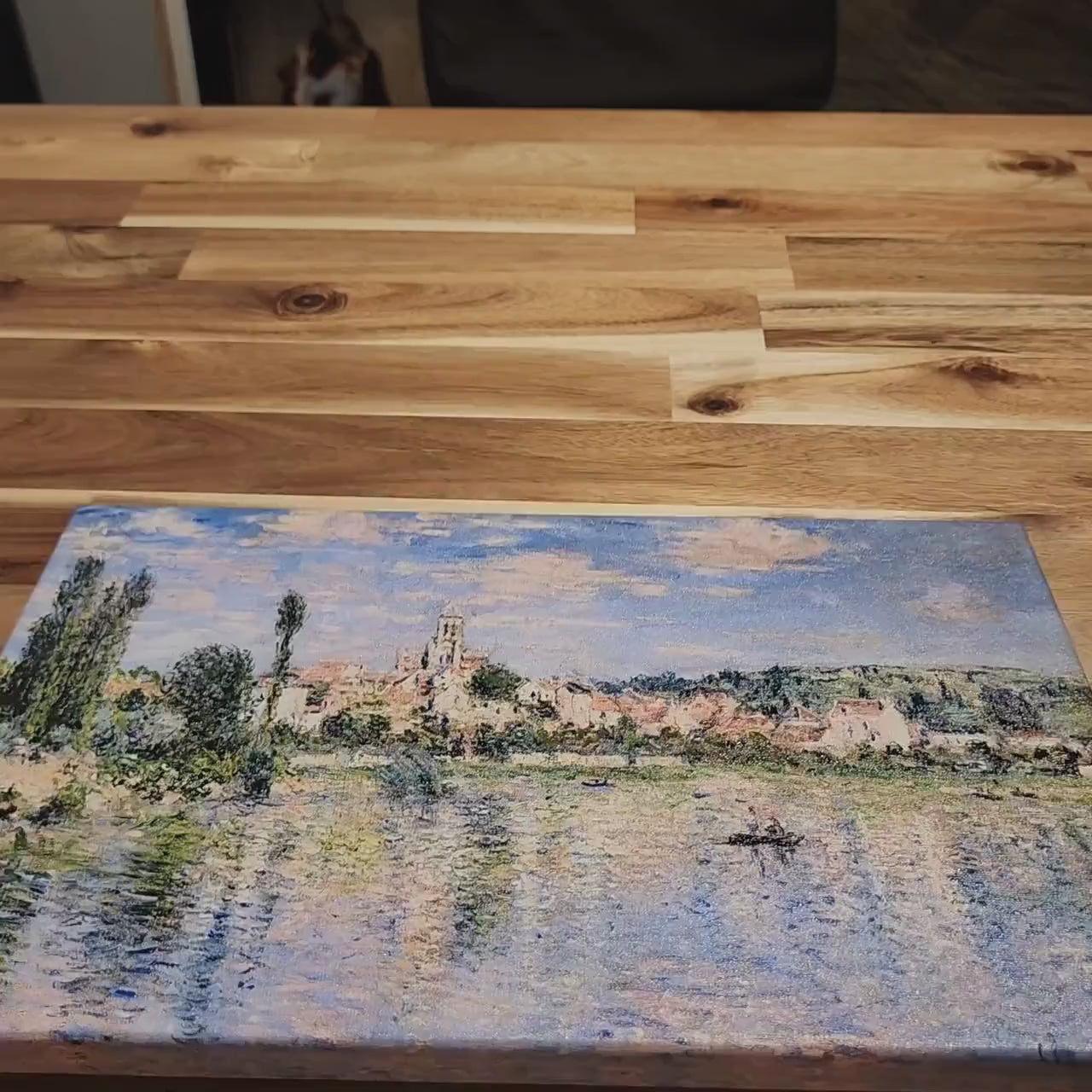 Claude Monet - Vetheuil in Summer - 3D Printed Textured Oil Painting