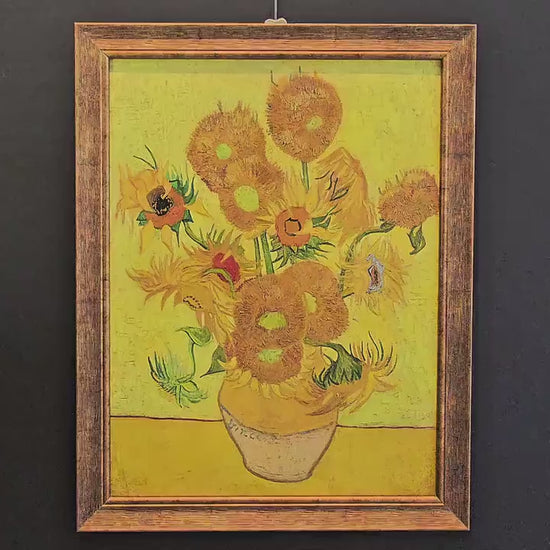 Van Gogh Sunflowers 3D Print: Textured Brushstrokes Art Reproduction