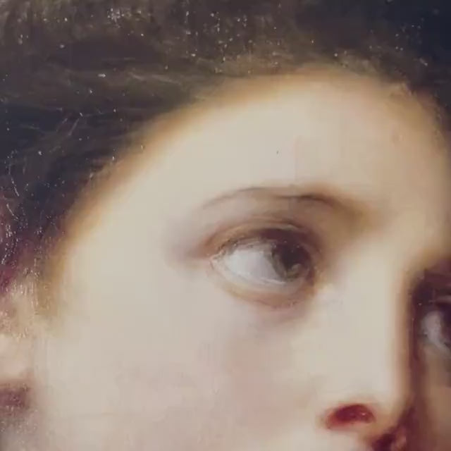 Jean Baptiste Greuze: Head of a Young Woman - 3D Printed Textured Art